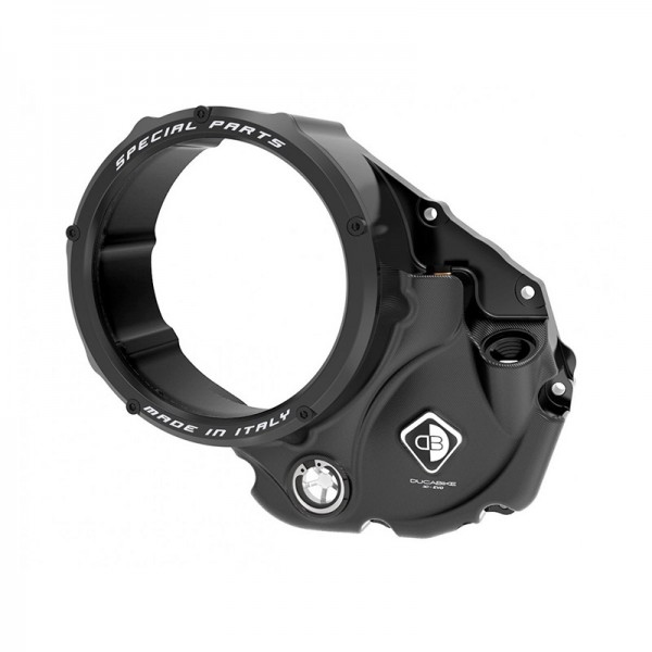 DUCABIKE 3D EVO CLUTCH COVER BLACK FOR DUCATI HYPERMOTARD 821 2013-2015 PART # CCDV05DD