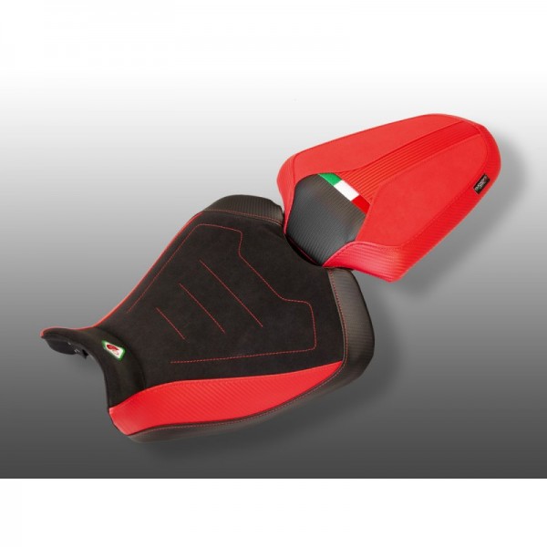 DBK CONFORT SEAT COVER RED FOR DUCATI MONSTER 937 2021-2024 PART # CSM9C01DA