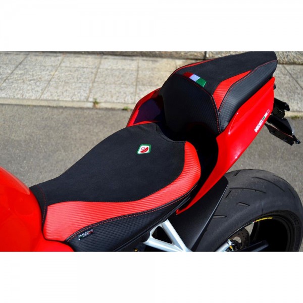 DBK SEAT COVER RIDER BLACK FOR DUCATI STREETFIGHTER V4 1100 (2020) PART # CSSF01DA