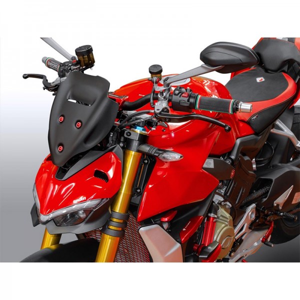 DBK TOURING WINDSCREEN RED FOR DUCATI STREETFIGHTER V4 1100 (2020) PART # CUP14DA