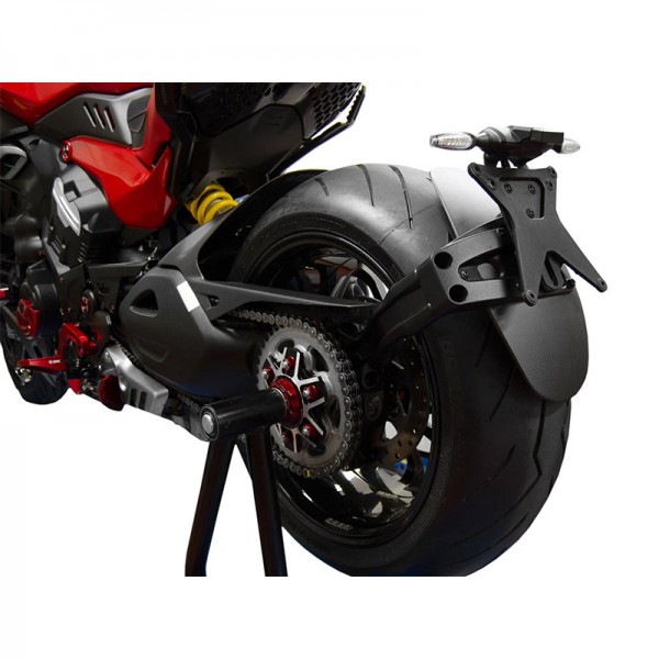 DBK LICENSE PLATE HOLDER BLACK FOR DUCATI DIAVEL V4 2023-2024 PART # PRT21