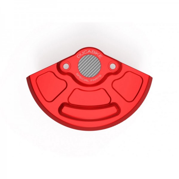 DBK ALTERNATOR PROTECTION SLIDER RED FOR DUCATI STREETFIGHTER V4 1100 2020 PART # SLI12A