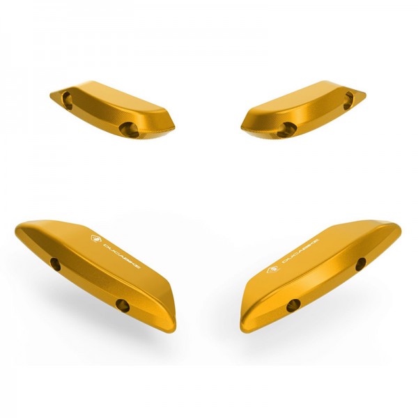 DBK WING COVER CAPS GOLD FOR DUCATI STREETFIGHTER V4 1100 (2020) PART # TCA01B