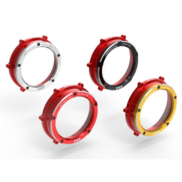 DBK CLEAR CLUTCH COVER FOR DUCATI PANIGALE V4 2024-2025 PART # CCV401 