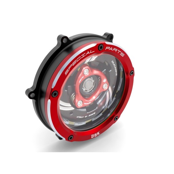 DBK CLEAR CLUTCH COVER FOR DUCATI PANIGALE V4 2024-2025 PART # CCV401 