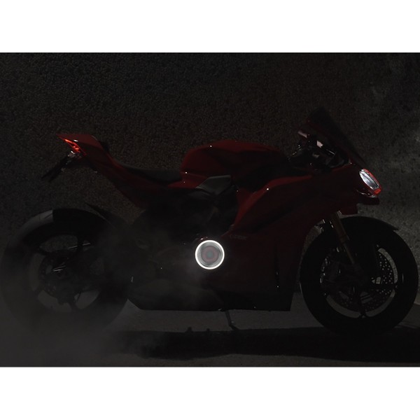 DBK EVO LED CLEAR CLUTCH COVER FOR DUCATI PANIGALE V4 2024-2025 PART # CCV4L01 