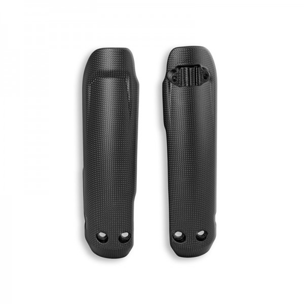 DBK FORK COVER CARBON FOR DUCATI HYPERMOTARD 698 MONO (2024) PART # CRB150O