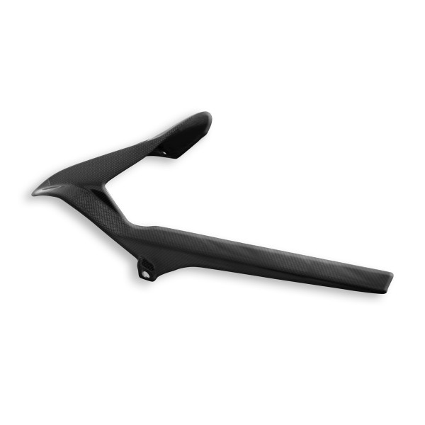 DBK GLOSSY CARBON REAR HUGGER FOR TRIUMPH STREET TRIPLE 765 RS 2024 PART # CRB89L 