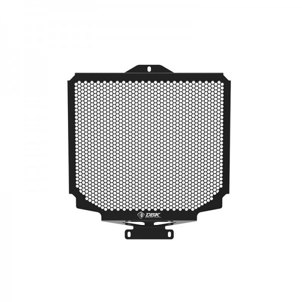 DBK RADIATOR GUARD BLACK FOR MOTO GUZZI V100 MANDELLO (2023-2024) PART # GR19D