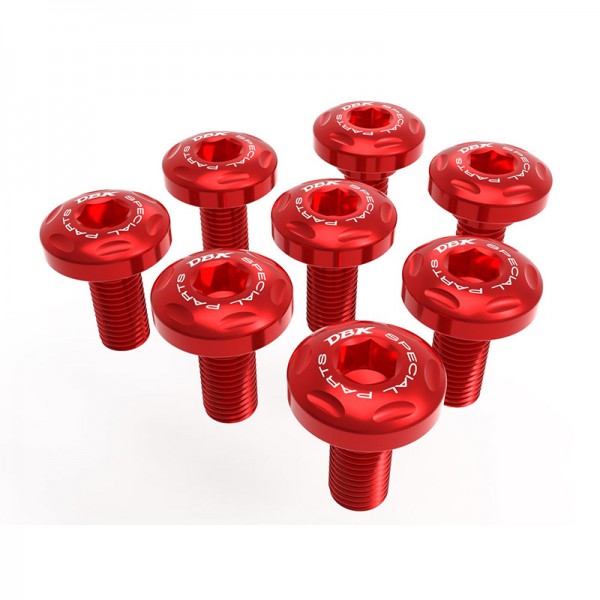 DBK REAR SIDE PANEL BOLT RED FOR BMW R 1300 GS (2023-2024) PART # KVT66A