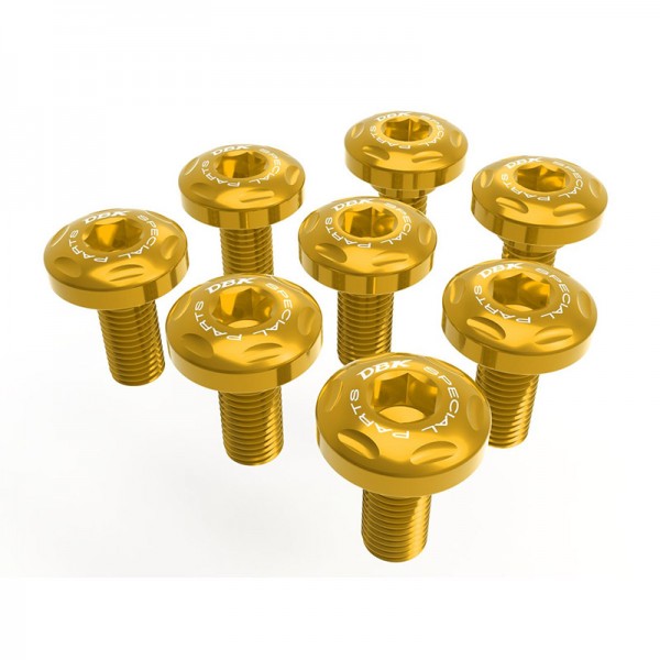 DBK REAR SIDE PANEL BOLT GOLD FOR BMW R 1300 GS (2023-2024) PART # KVT66B