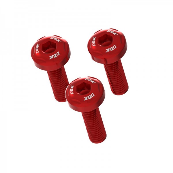 DBK HEAT SHIELD SCREWS RED FOR DUCATI HYPERMOTARD 698 MONO 2024 PART # KVT85A DBK HEAT SHIELD SCREWS RED FOR DUCATI HYPERMOTARD 698 MONO 2024 PART # KVT85A