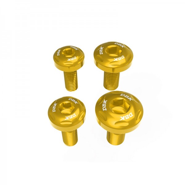 DBK FRAME PANEL SCREWS KIT GOLD FOR DUCATI HYPERMOTARD 698 MONO 2024 PART # KVT88B