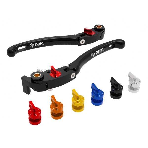 DBK BRAKE / CLUTCH ADJ LEVERS ECO GP 1 FOR DUCATI STREETFIGHTER V2 2024 PART # LE16 