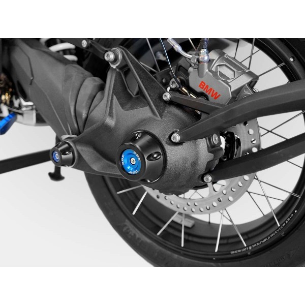 DBK WHEEL HUB PROTECTION BLUE KIT FOR BMW R 1300 GS ADVENTURE 2024-2025 PART # PMR01C