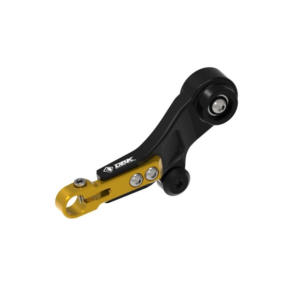 DBK ADJUSTABLE GEAR GOLD LEVER FOR BMW R 1300 GS ADVENTURE 2024-2025 PART # RPLC30DB