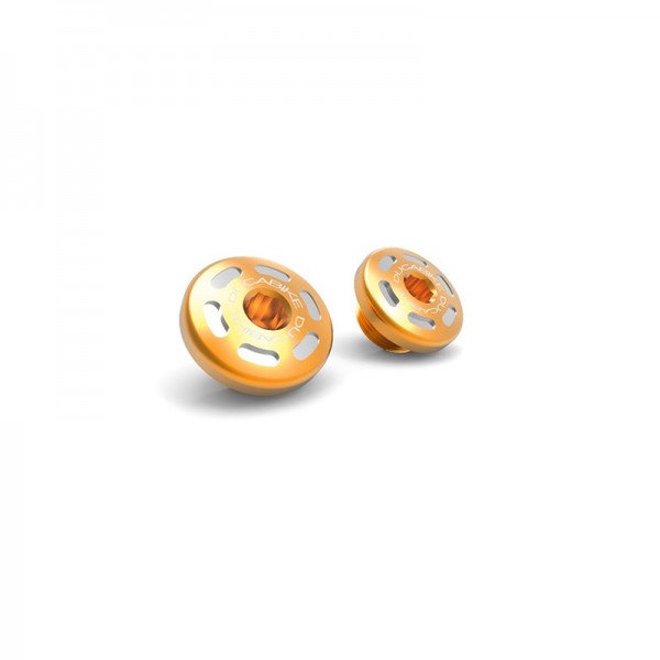DBK CENTRAL FRAME CAPS GOLD FOR DUCATI MULTISTRADA 1200 2015-2017 PART # TTF01B