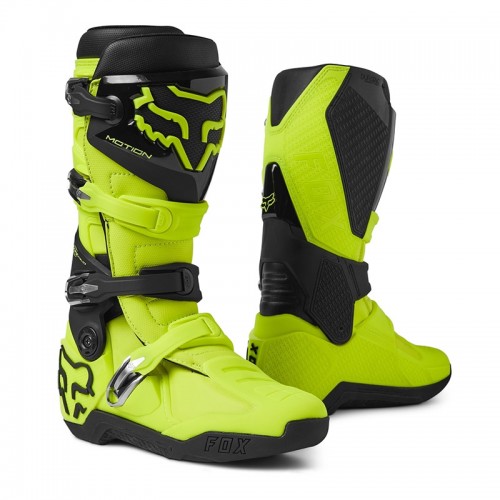 FOX MOTION YELLOW FLUO BOOTS