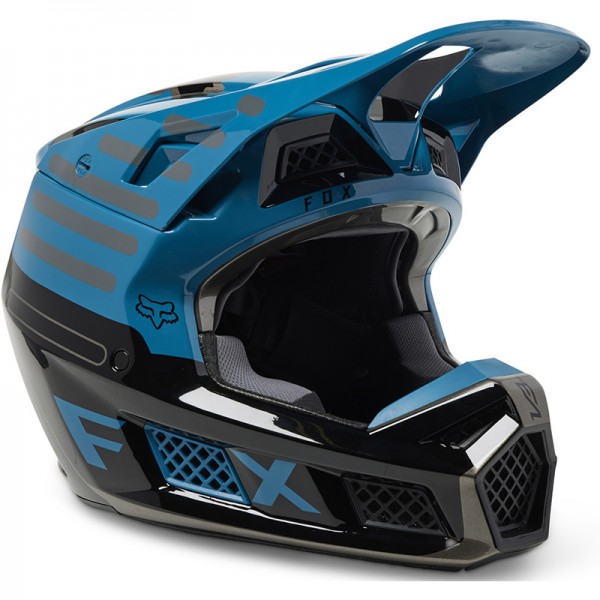 FOX V3 RS RYAKTR MAUI BLUE HELMET