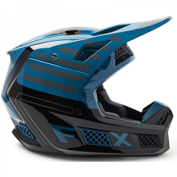 FOX V3 RS RYAKTR MAUI BLUE HELMET