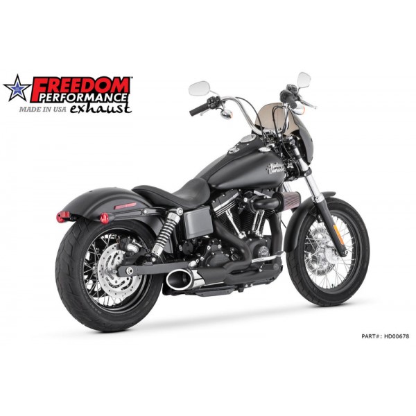 FREEDOM PERFORMANCE 2-INTO-1 SHORTY FOR HARLEY DYNA 2006-2017 PART # HD01109