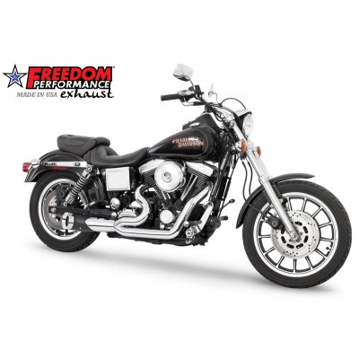 FREEDOM PERFORMANCE 2-INTO-1 TURNOUT/SIDEDUMP FOR HARLEY DYNA 2006-2017 PART # HD00679