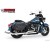 FREEDOM PERFORMANCE 2.5 UPSWEPT TRUE-DUAL COMPLETE SYSTEM M8 FOR HARLEY SOFTAIL PART # HD00937