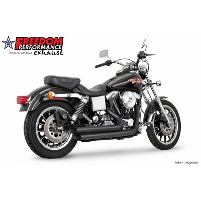 FREEDOM PERFORMANCE AMENDMENT SIDE-SLASH FOR HARLEY DYNA 1991-2017 PART # HD00048