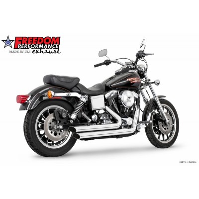 FREEDOM PERFORMANCE AMENDMENT SIDE-SLASH FOR HARLEY DYNA 1991-2017 PART # HD00061