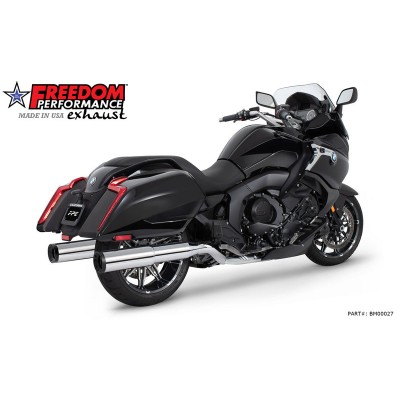 FREEDOM PERFORMANCE GRAND AMERICA 2-STEP 4.5 SLIP-ONS FOR BMW K 1600 B 2017 PART # BM00025