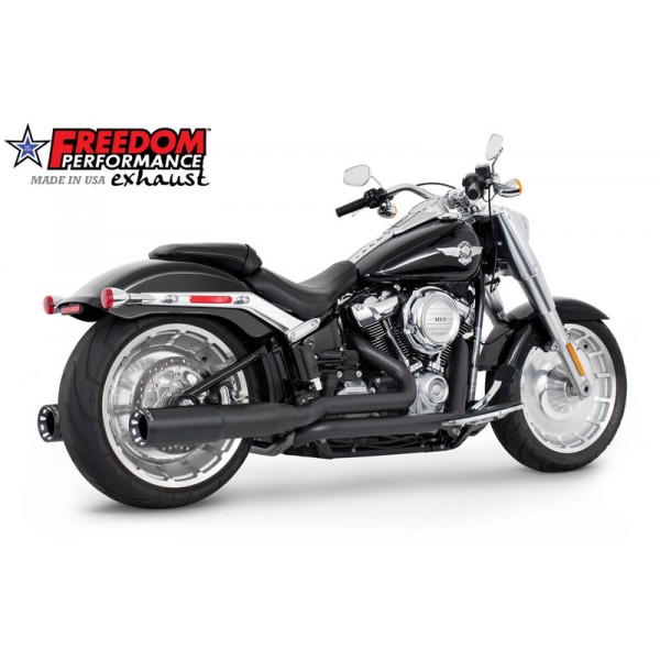 FREEDOM PERFORMANCE M8 FAT BOY BREAKOUT ONLY 4.5 TWO-STEP TUCK UNDER FULL SYSTEM FOR HARLEY SOFTAIL 2018 PART # HD01312