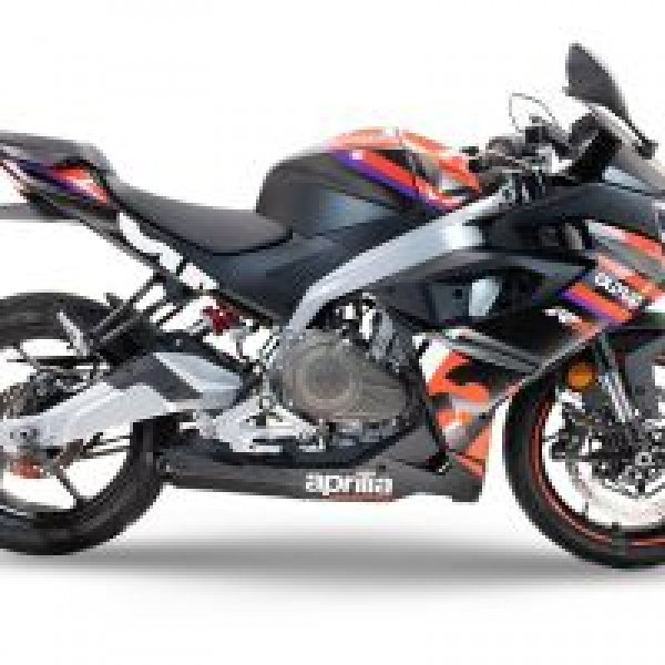 GPR EXHAUST GP EVO4 BLACK TITANIUM HOMOLOGATED LEGAL FULL SYSTEM EXHAUST INCLUDING REMOVABLE DB KILLER APRILIA RS 457 2024-2025 PART # A.79.RACEDB.GHOST