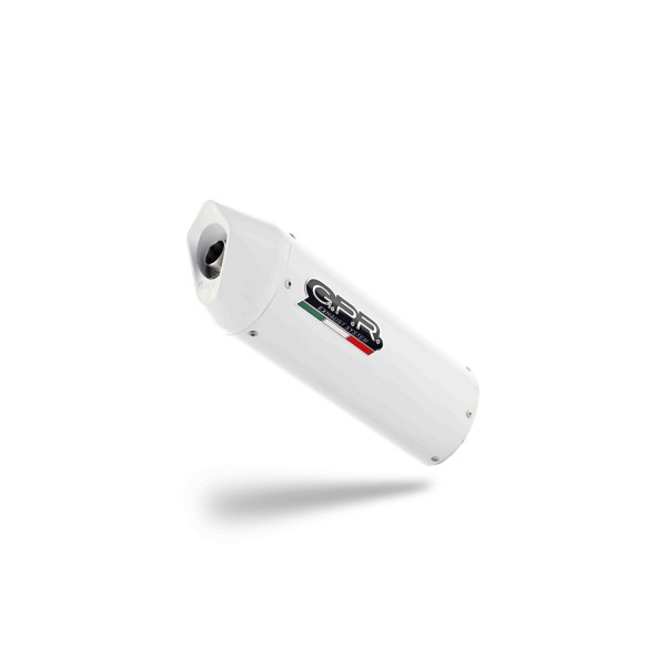 GPR EXHAUST ALBUS EVO4 COMPLETE APPROVED EXHAUST SUPPLIED WITH DB KILLER FOR TRIUMPH DAYTONA 660 2023-2025 PART # E5.T.100.CAT.ALBE4