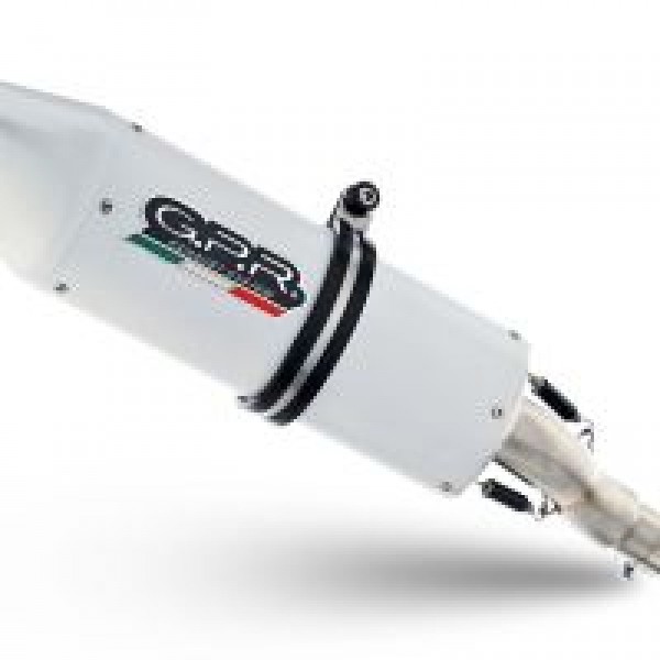 GPR EXHAUST ALBUS EVO4 COMPLETE APPROVED EXHAUST SUPPLIED WITH DB KILLER FOR TRIUMPH DAYTONA 660 2023-2025 PART # E5.T.100.CAT.ALBE4