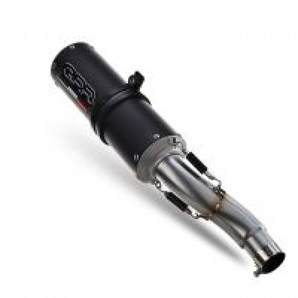 GPR EXHAUST M3 BLACK TITANIUM COMPLETE APPROVED EXHAUST SUPPLIED WITH DB KILLER FOR TRIUMPH DAYTONA 660 2023-2025 PART # E5.T.100.CAT.M3.BT