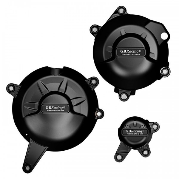 GB RACING SECONDARY ENGINE COVER SET FOR KAWASAKI NINJA Z650/Z650 RS/650 2017-2023 PART # EC-Z650-2017-SET-GBR