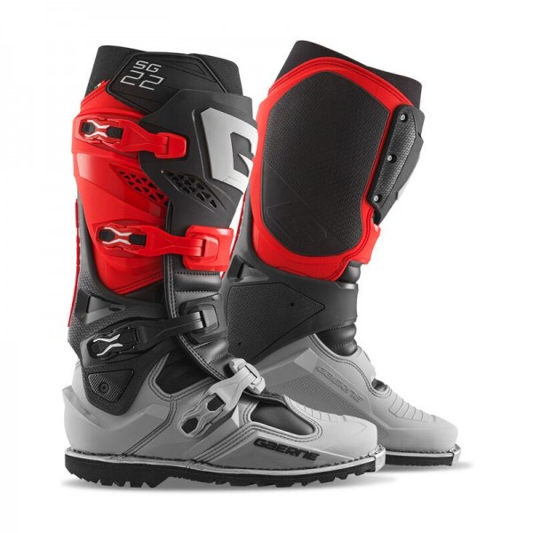 GAERNE SG22 GORE-TEX ENDURO GREY RED BOOTS GAERNE SG22 GORE-TEX ENDURO GREY RED BOOTS