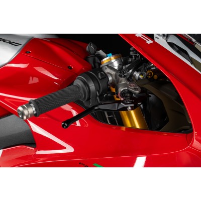 GILLES TOOLING ADJUSTABLE HAND BRAKE LEVER BLACK for DUCATI PANIGALE V2 2020-2024 PART # FXBL-31