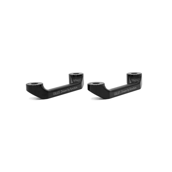 GILLES TOOLING PASSENGER PEG COVER FOR BMW S1000RR 2023-2024 BLACK PART # PPC-07-KIT-B