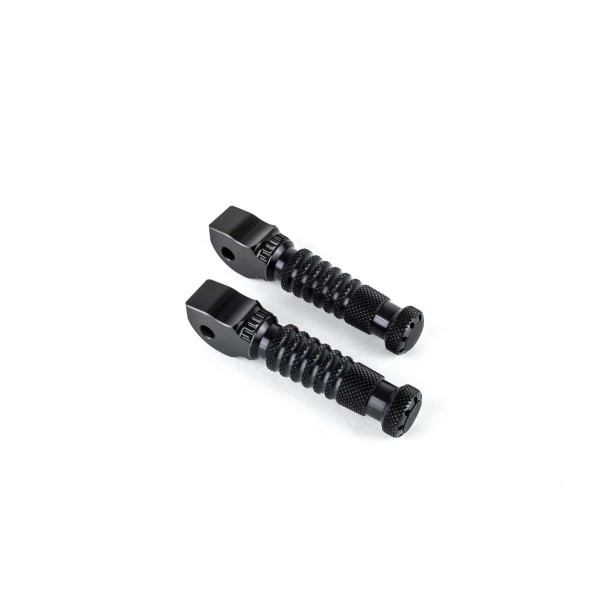 GILLES TOOLING SPORT FOOT PEG SET FOR BMW S1000RR 2023-2024 PILLION BLACK PART # RGK-321-UF16-SET-B