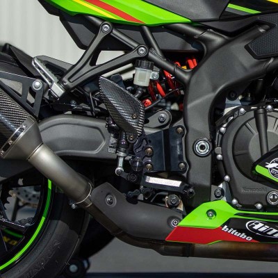 GRAVES ADJUSTABLE REARSETS FOR KAWASAKI ZX-4R PART # RSK-23ZX4-KAF