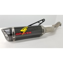 Graves Cat Eliminator Tuono Carbon Exhaust System For Aprilia Rsv4 Factory 19-20 Part # EXA-17TUO-CETC