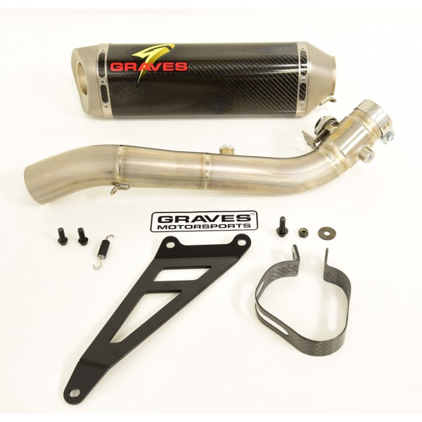 Graves Motorsports Kawasaki Works Cat Eliminator Exhaust Valve Type-R For Zx-10R 2016-2020 Part # EXK-19ZX1-CVTC