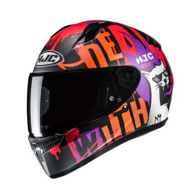 HJC C10 FOP RED PURPLE HELMET