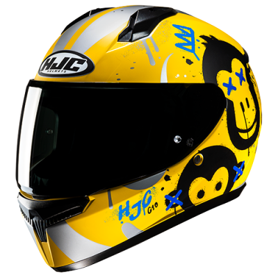 HJC C10 GETI MC3SF YELLOW HELMET
