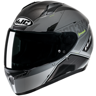 HJC C10 INKA YELLOW GREY HELMET