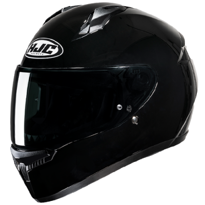 HJC C10 SOLID BLACK HELMET