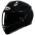 HJC C10 SOLID BLACK HELMET