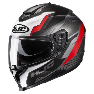 Hjc C70 Silon Black Red Helmet