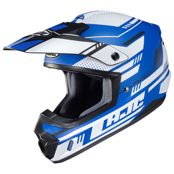 HJC CS-MX II TRAX BLUE WHITE HELMET